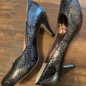 MADDEN GIRL 3”Heel Snake Print Metallic Special Occasion Date Night Holiday